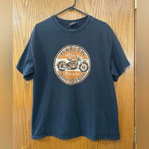 Harley Davidson Shirt XL Black Wisconsin Oconomowoc Motorcycle Biker HD USA Mens